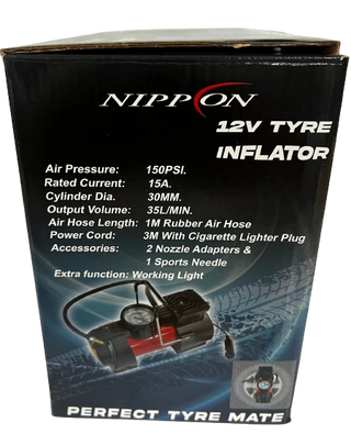NIPPON 12V TYRE INFLATOR