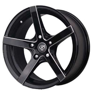 NEO Alloy Wheels 16X7 TECHNO 4X100 BLK MILLED ( BX ) - Set Of 4