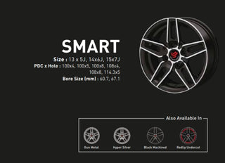 UNO MINDA SMART 13x5" (SET OF 4)
