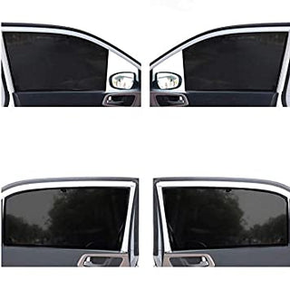 WINDOW SUNSHADE/FABRIC CURTAIN FIT ACCENT (4 PCS)