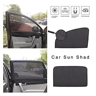WINDOW SUNSHADE/FABRIC CURTAIN FIT ACCENT (4 PCS)