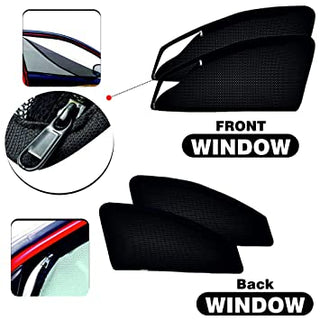 WINDOW SUNSHADE/FABRIC CURTAIN FIT NEW BALENO (4 PCS)