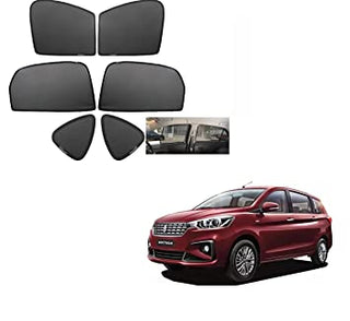 WINDOW SUNSHADE/FABRIC CURTAIN FIT ERTIGA (6 PCS)