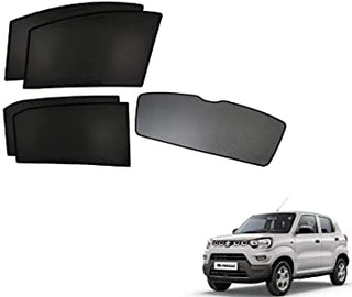 WINDOW SUNSHADE/FABRIC CURTAIN FIT MARUTI SUZUKI SPRESSO(4 PCS)