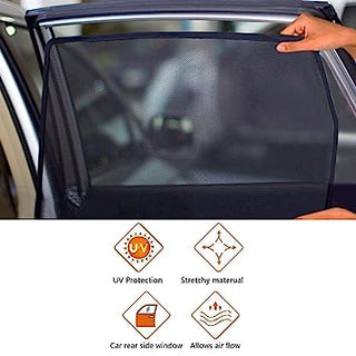 WINDOW SUNSHADE/FABRIC CURTAIN FIT S-CROSS (6 PCS)