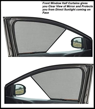 WINDOW SUNSHADE/FABRIC CURTAIN FIT SANTRO ( 4 PCS)