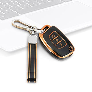 MOGATO KEY COVER WITH KEY CHAIN HYUNDAI 11 BLACK