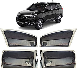 WINDOW SUNSHADE/ FABRIC CURTAIN FIT XUV 300( 4 PCS)
