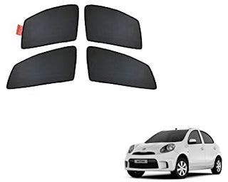 WINDOW SUNSHADE/FABRIC CURTAIN FIT MICRA (4 PCS)