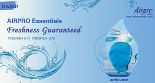 AIRPRO ESSENTIAL HANGING GEL  AIR FRESHNER ARTIC OCEAN  (SET OF 4)
