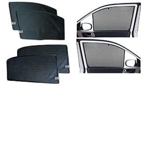 WINDOW SUNSHADE/FABRIC CURTAIN FIT BALENO (4 PCS)