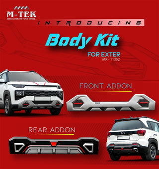 EXTER FRONT AND REAR ADDON KIT BLACK