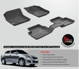 GFX Dzire 2017 LifeLong Mat (Black)