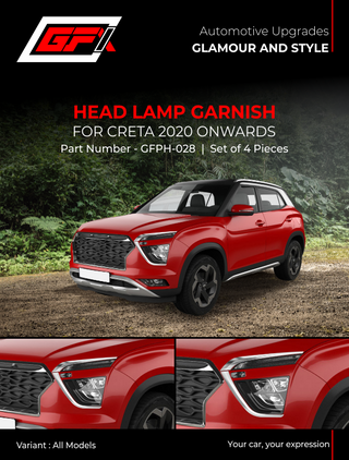 GFX Head Lamp Garnish Creta 2020 GFXH -046