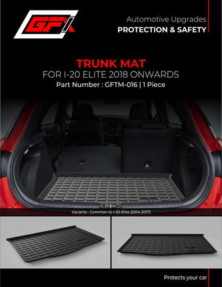 GFX I-20 Elite 2018 onwards Trunk Mats GFTM-016
