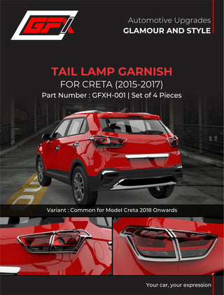 GFX Tail lamp Garnish Creta 2015 GFXH-001
