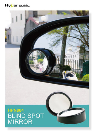 HYPERSONIC Car Side Round Blind Spot Mirror HPN804