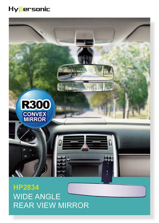 HYPERSONIC Car Blind Spot Wide Angle Rear View Mirror HP2834