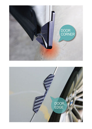 HYPERSONIC 4PCS Carbon Car Door Corner Protector HPN134-3