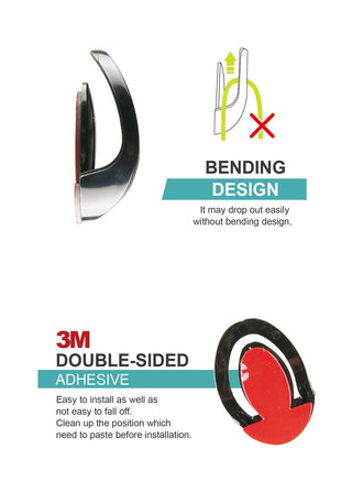 HYPERSONIC 2PCS Car Interior Dashboard Hook HP2511