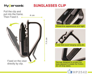 HYPERSONIC Sunglasses Clip HP2542