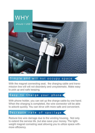 HYPERSONIC Magnetic Cable Charging Holder HP2155