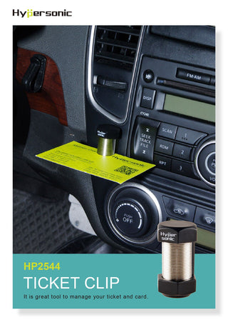 HYPERSONIC Card Clip for Car Parking Ticket HP2544