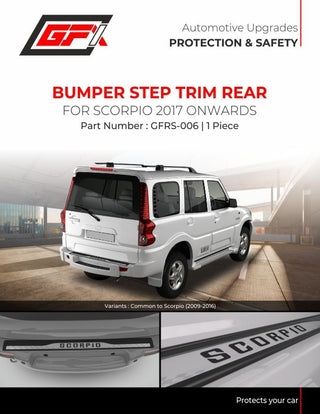 Scorpio Bumper Step Trim Rear GFX-GFRS-006