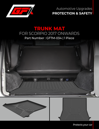 GFX Scorpio 2017 ONWARDS Trunk Mat
