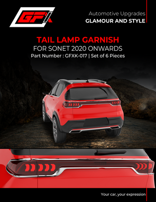 GFX Tail lamp Garnish Sonet GFXK-017
