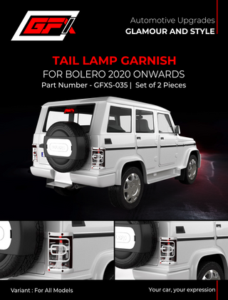GFX Tail lamp Garnish Bolero 2020 GFXs-035