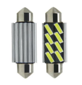 GENOME 41MM Roof White 12V LED Canbus