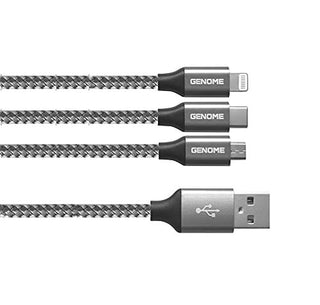 Genome Premium 3 in 1 Multi Charging Cable