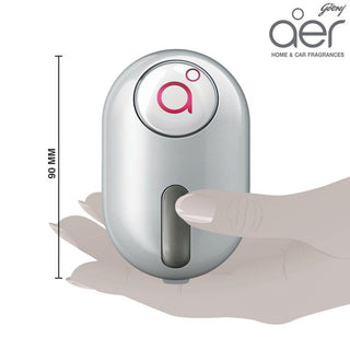 Godrej Aer Click, Car Vent Air Freshener Kit Petal Crush Pink 10g