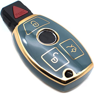 MOGATO KEY COVER WITH KEY CHAIN BENZ-2 GREY