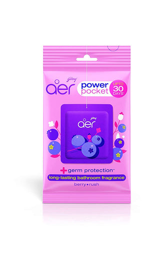 GODREJ AER POWER POCKET BERRY RUSH (PACK OF 6)