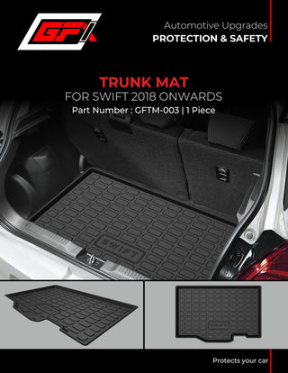 GFX Swift 2018 Onwards Trunk Mat