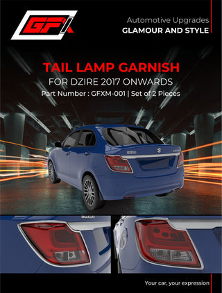 GFX Tail lamp Garnish Dzire 2017 GFXM-001