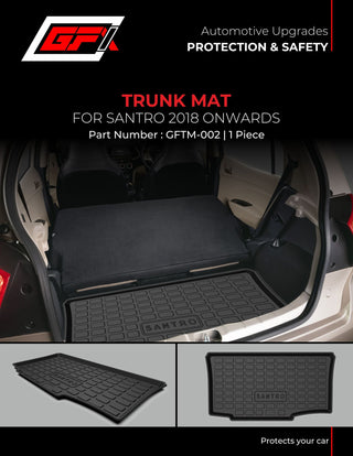 GFX Santro 2018 onwards Trunk Mat
