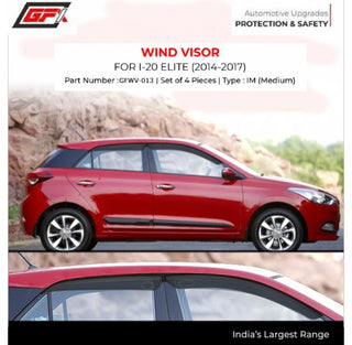 GFX  I-20 ELITE 2014-2017 WIND VISOR SILVER LINE