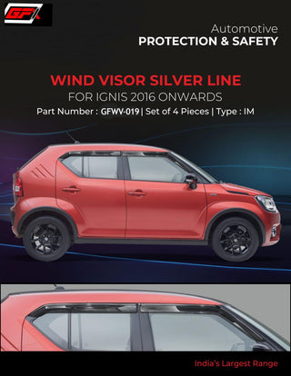 GFX IGNIS 2016 ONWARDS WIND VISOR SILVER LINE