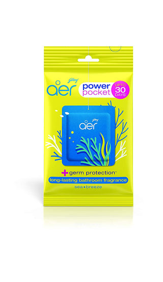 GODREJ AER POWER POCKET SEA BREEZE (Pack of 6)