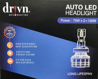 DRIVN AUTO LED HEADLIGHT 150W H7