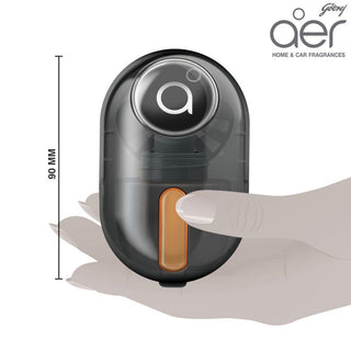 Godrej Aer click, Car Vent Air Freshener Kit Musk After smoke 10g