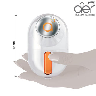 Godrej Aer Click, Car Vent Air Freshener Kit Bright Tangy Delight 10g
