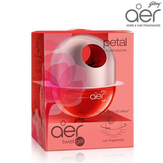 Godrej Aer Twist, Car Air Freshener Petal Crush Pink 45g