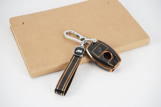 MOGATO KEY COVER WITH KEY CHAIN BENZ-3 BLACK
