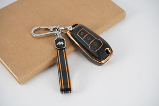 MOGATO KEY COVER WITH KEY CHAIN FORD-4 BLACK