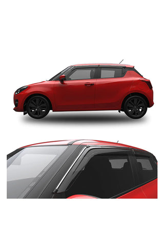 GFX SWIFT 2018 ONWARDS WIND VISOR SILVER LINE