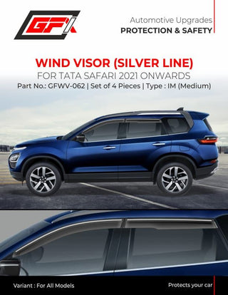 GFX SAFARI 2021 ONWARDS WIND VISOR SILVER LINE
